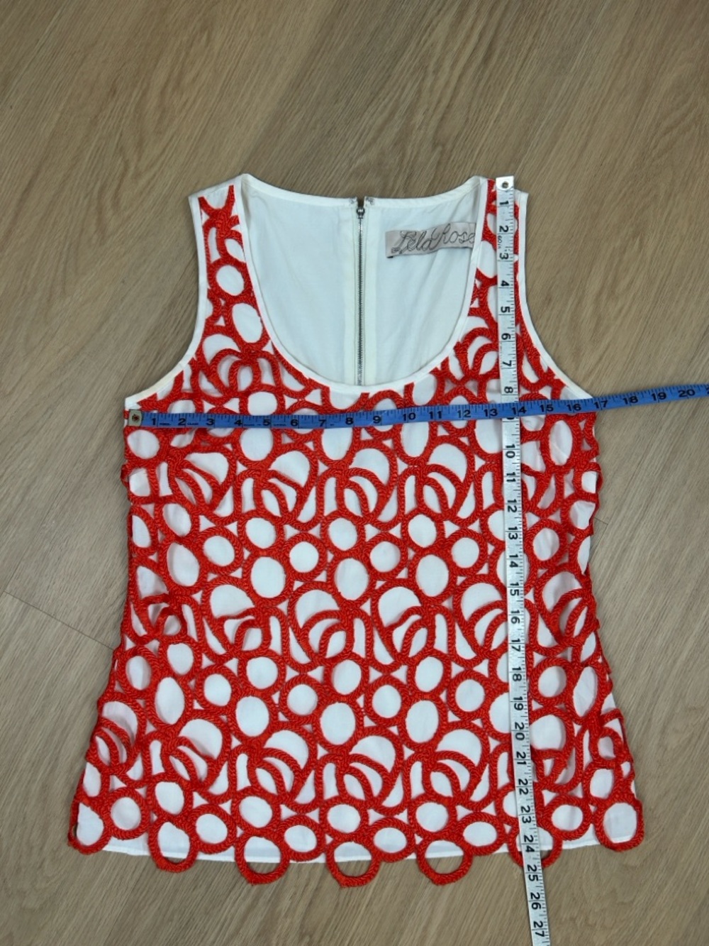 Lela Rose Crochet Tank Top size 4 - Picture 3 of 6